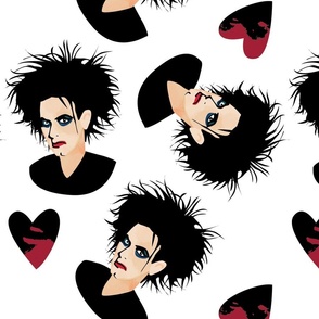 Robert Smith fabric white