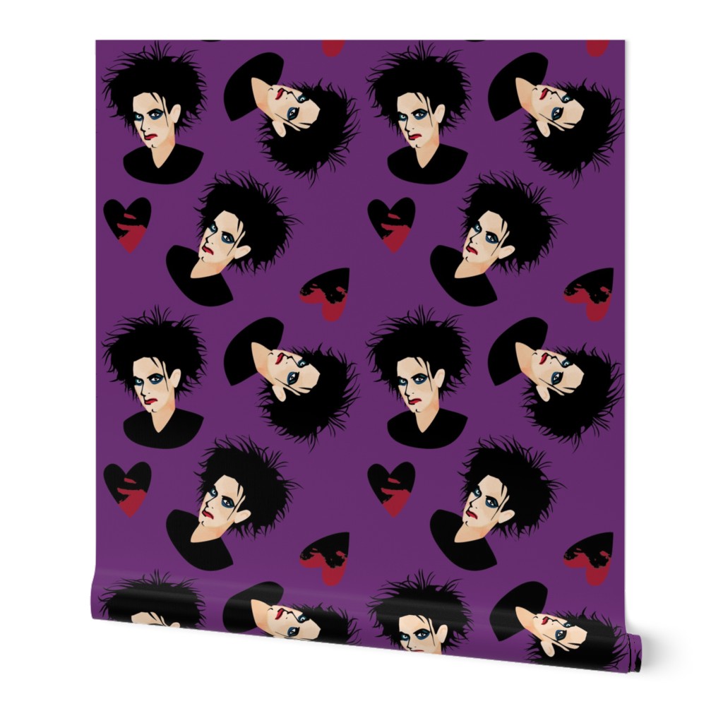 Robert Smith fabric purple