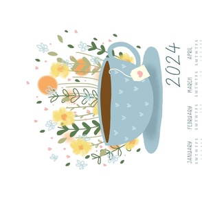 2024 Tea Cup Calendar