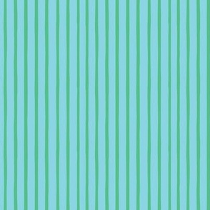 Light Blue and Green Stripes