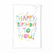 Happy Birthday to You - Multi-color