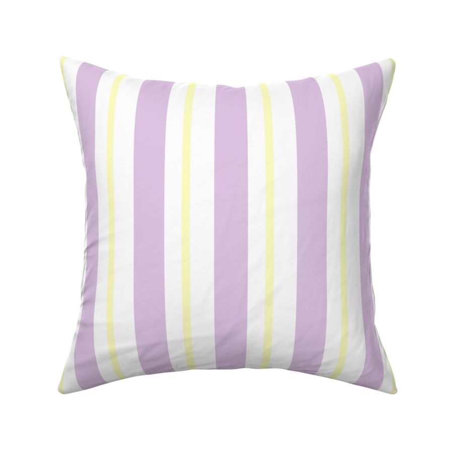 Lavender & Lemon Stripes