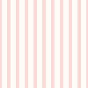 Girly cottage pastel pink stripes SMALL