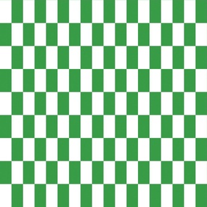 Double stack checks green and white