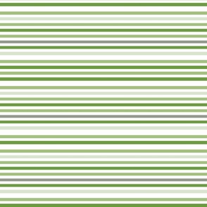 stripes horizontal green, white