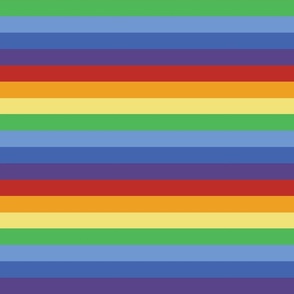 stripes horizontal rainbow colors