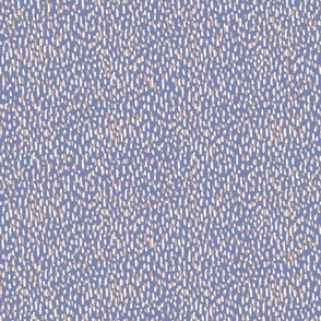 322 - ditsy dash organic textured background in blue, coral blush and off white, for patchwork, quilting, nursery wallpaper and accessories, baby and children apparel