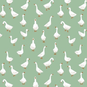 Silly Gooses (small) - jade