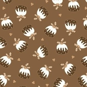 Christmas Puddings_Neutral Brown_Small