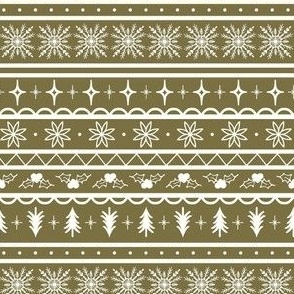 Christmas Sweater_Olive Green_Small