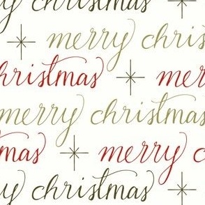 Merry Christmas Text_Multi_Large