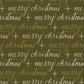 Merry Christmas Text_Green_Small