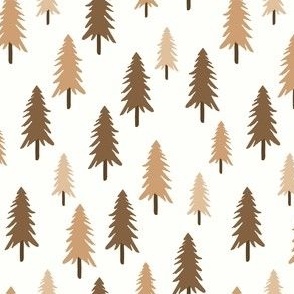Pine Tree Forest_Neutral Chocolate_Large
