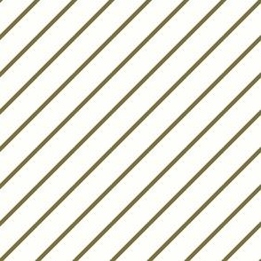 Candy Cane Stripe_White Olive Green_Large