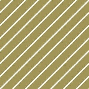 Candy Cane Stripe_Moss Green_Large