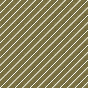 Candy Cane Stripe_Olive Green_Small