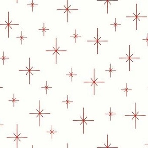 Christmas Star_White Red_Large