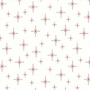 Christmas Star_White Red_Small