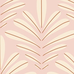 Diamond Leaves - custom pink (large scale)