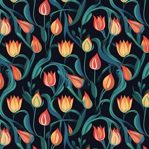 wassily kandinsky tulip garden