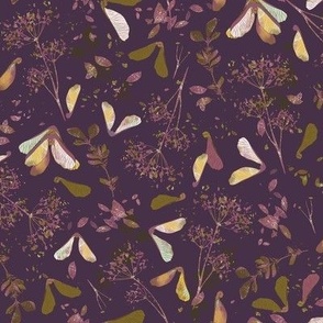 Magical Meadow Botanical Treasures - Dark Purple - 8 inch