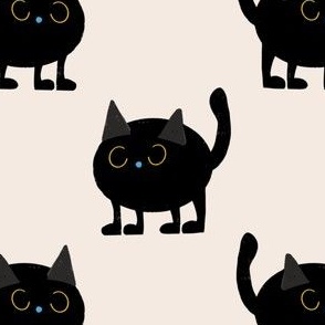 Halloween Cute Black Cat Pearl