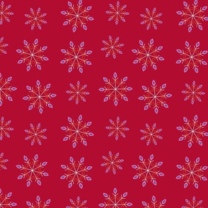 10x10 Warm Snowflake - Cozy Up great for apparel!