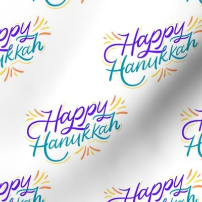 Happy Hanukkah Text / Medium