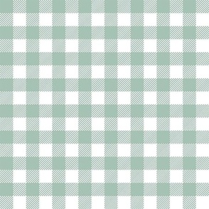 Mint Checked Pattern