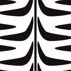 Contemporary animal print / black and white