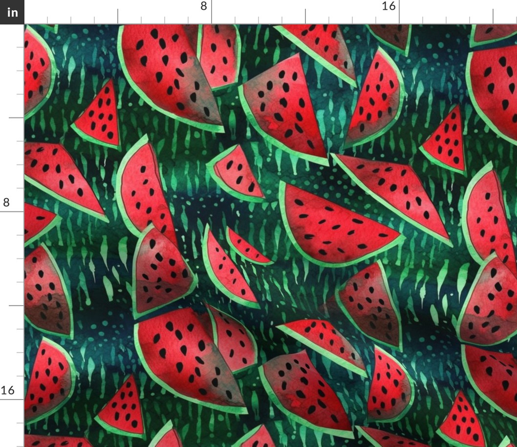 watermelon batik