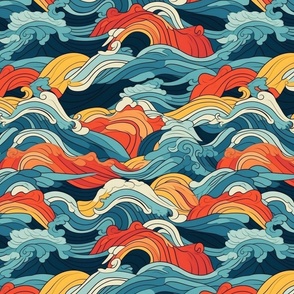 waves japanese