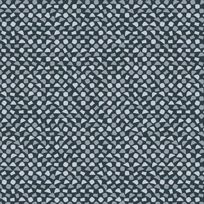 Turtle Skin - Grey - on blue - L large scale -  Palms and Turtles snake reptile skin texture