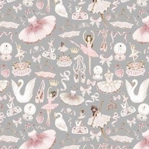 Micro Scale ballerina pale grey