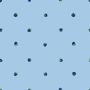 XXS ✹ Blue Hand Drawn Berries