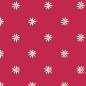 XS ✹ Traditional Daisies in Magenta Pink