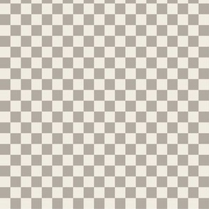 small check _ creamy white_ cloudy silver taupe _ mirco checker