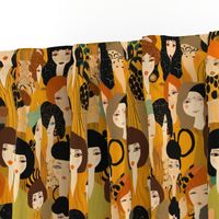 All about Girls Everyday Klimt Style Golden Women of the Working World