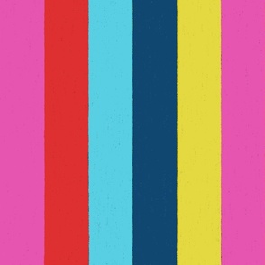 Rainbow vertical stripes - Large