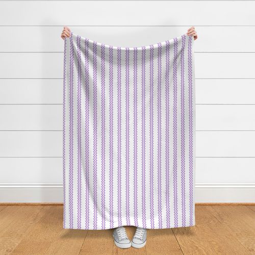 Violet Vertical Diamond Stripes