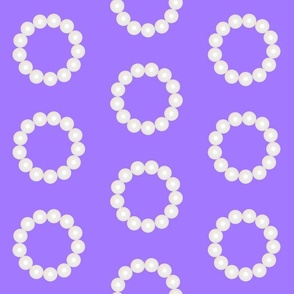 pearl ring - violet