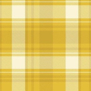 Medium // Preppy Plaid: Yellow - Classic Vibes kids fabric + wallpaper