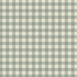 Small // Gingham: Blue kids fabric + wallpaper