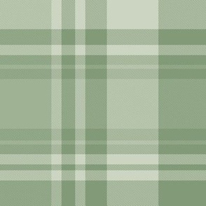 Medium /// Preppy Plaid: Sage Green - Classic Vibes kids fabric + wallpaper