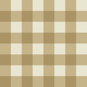 Small // Gingham: Brown - Checkers kids fabric + wallpaper