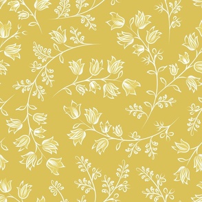 Romantic Florals // Buttercups Yellow - Medium