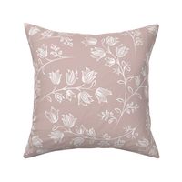 Romantic Florals // Buttercups Light Rose - Medium