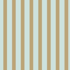 Pastel Coastal Candy Stripes - Tidewater Blue/Sand - 8 inch