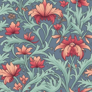 Timeless Floral Tapestry