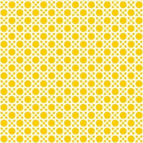 basket weave small - yellow